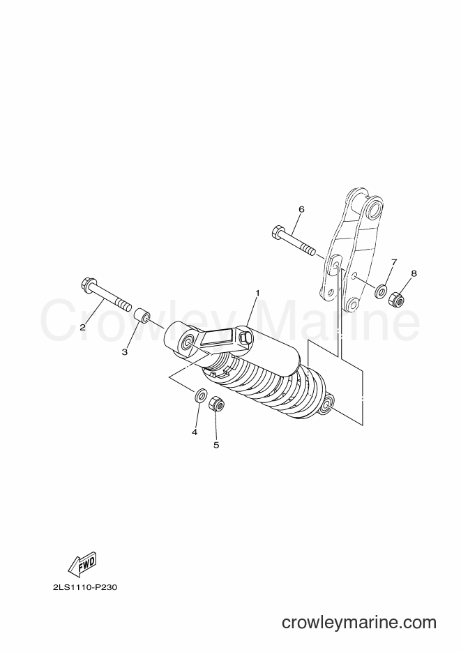 2017 ATV YFM700R - YFM700R (2LSA) [010] - REAR SUSPENSION