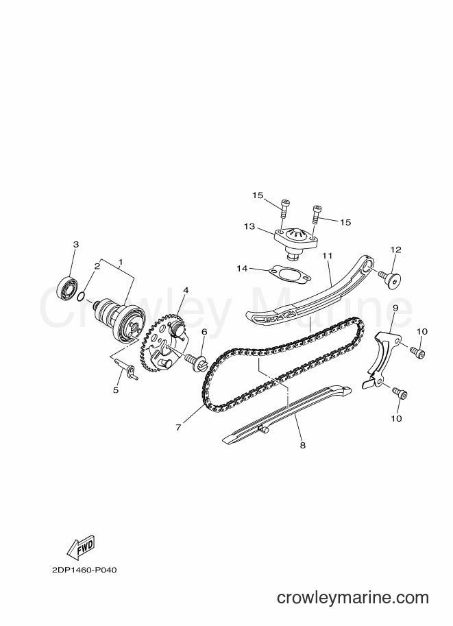2016 Maxi-Scooter NMAX125 - NMAX125 (2DS2) [010] - CAMSHAFT & CHAIN