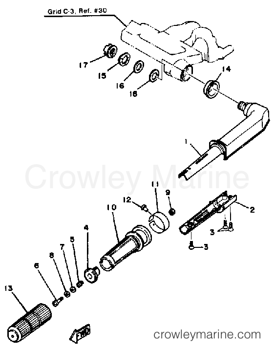 Yamaha Motors F9.9SK - STEERING