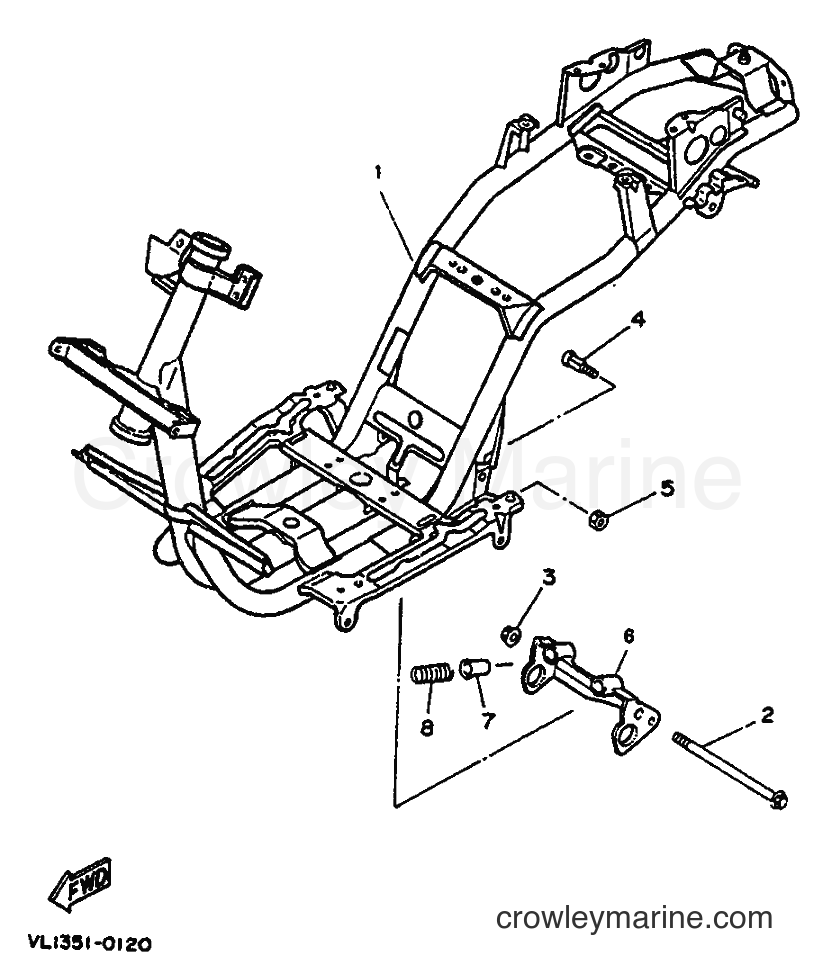 Yamaha Motors CW50 (4EY2) [999] - FRAME