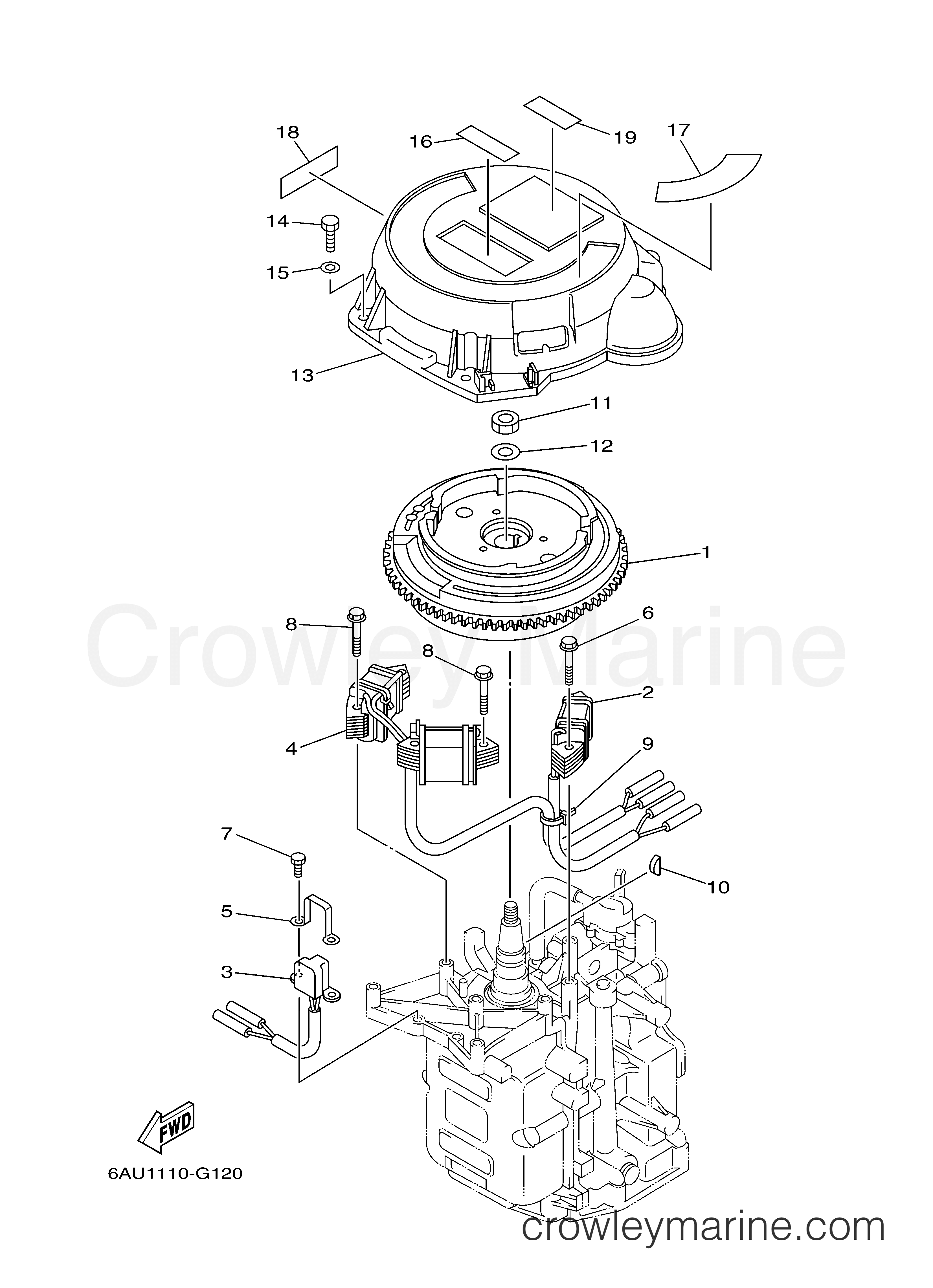 Yamaha Motors F9.9FELR - GENERATOR