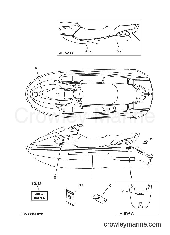 Yamaha Motors JET FOR XL700 (67EP) [010] - GRAPHICS