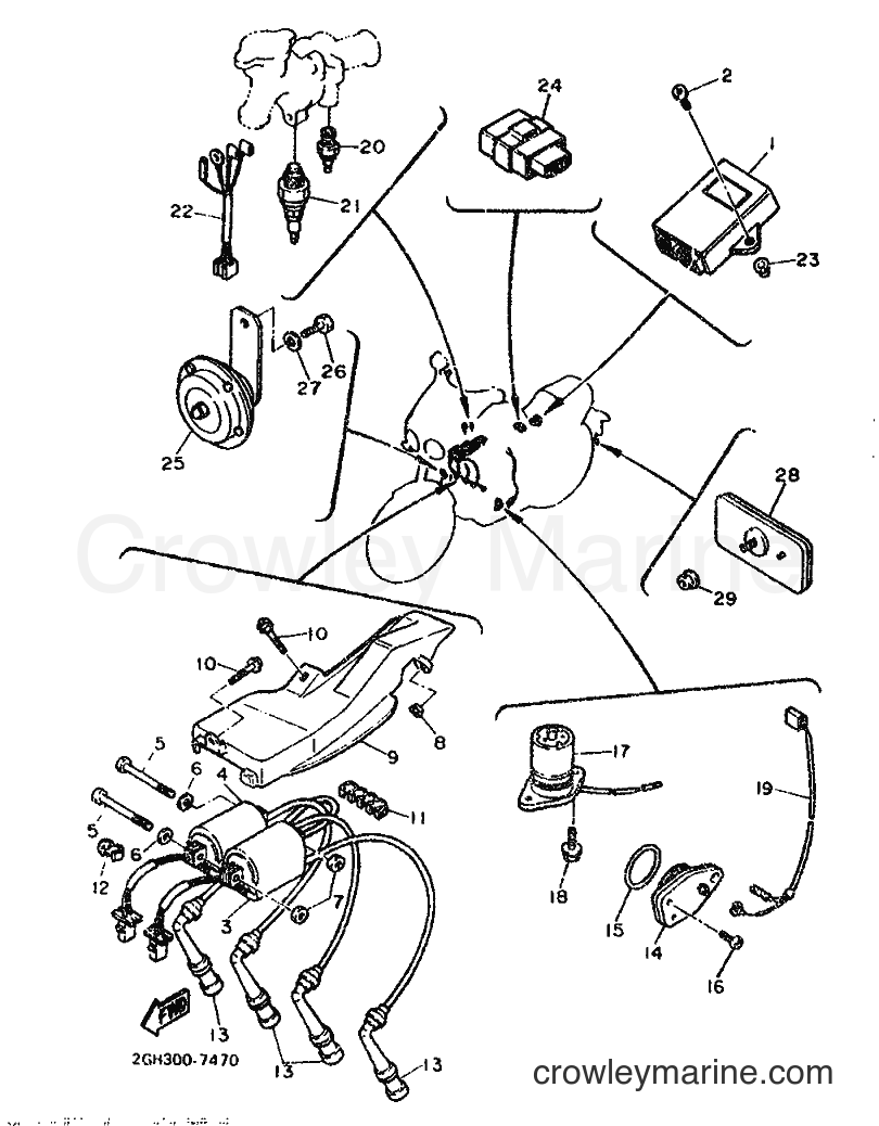 1987 Sport Bike FZR1000 - FZR1000 (2LF) [999] - ELECTRICAL 1