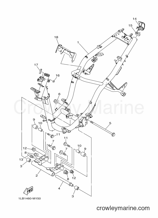 Yamaha Motors AL125FX (2SVA) [010] - FRAME