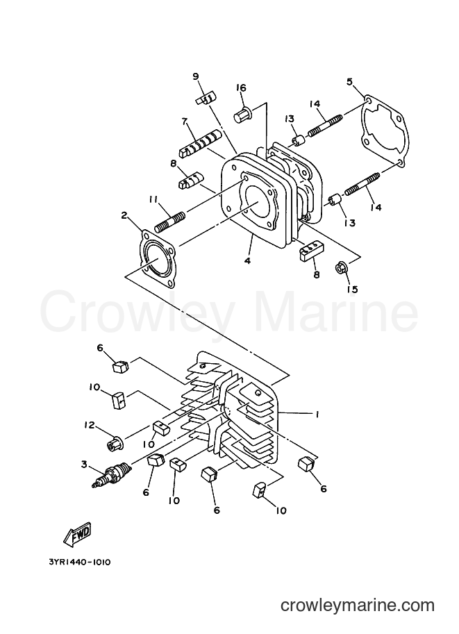 1997 Scooter V110 - V110 (4VM1) [999] - CYLINDER