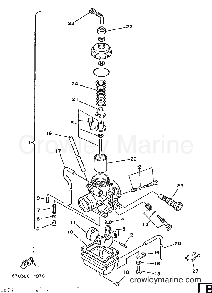 1987 Dirt Bike DT125 - DT125 (35A) [999] - CARBURETOR