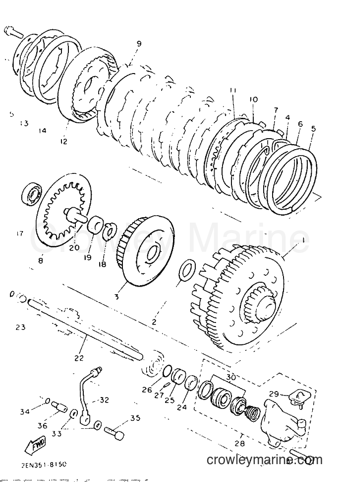 1988 Cruiser VMX1200 - VMX1200 (2EN) [999] - CLUTCH