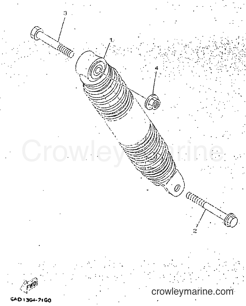 1998 Scooter YN50 - YN50 (5AD6) [010] - REAR SUSPENSION