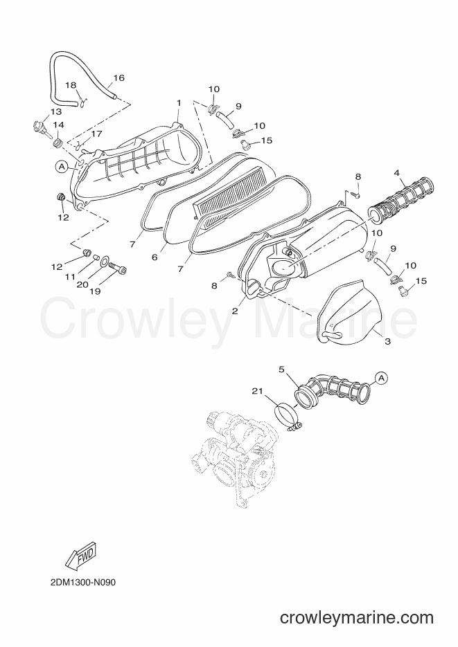Yamaha Motors YP125RA (2DM2) [060] - INTAKE 2