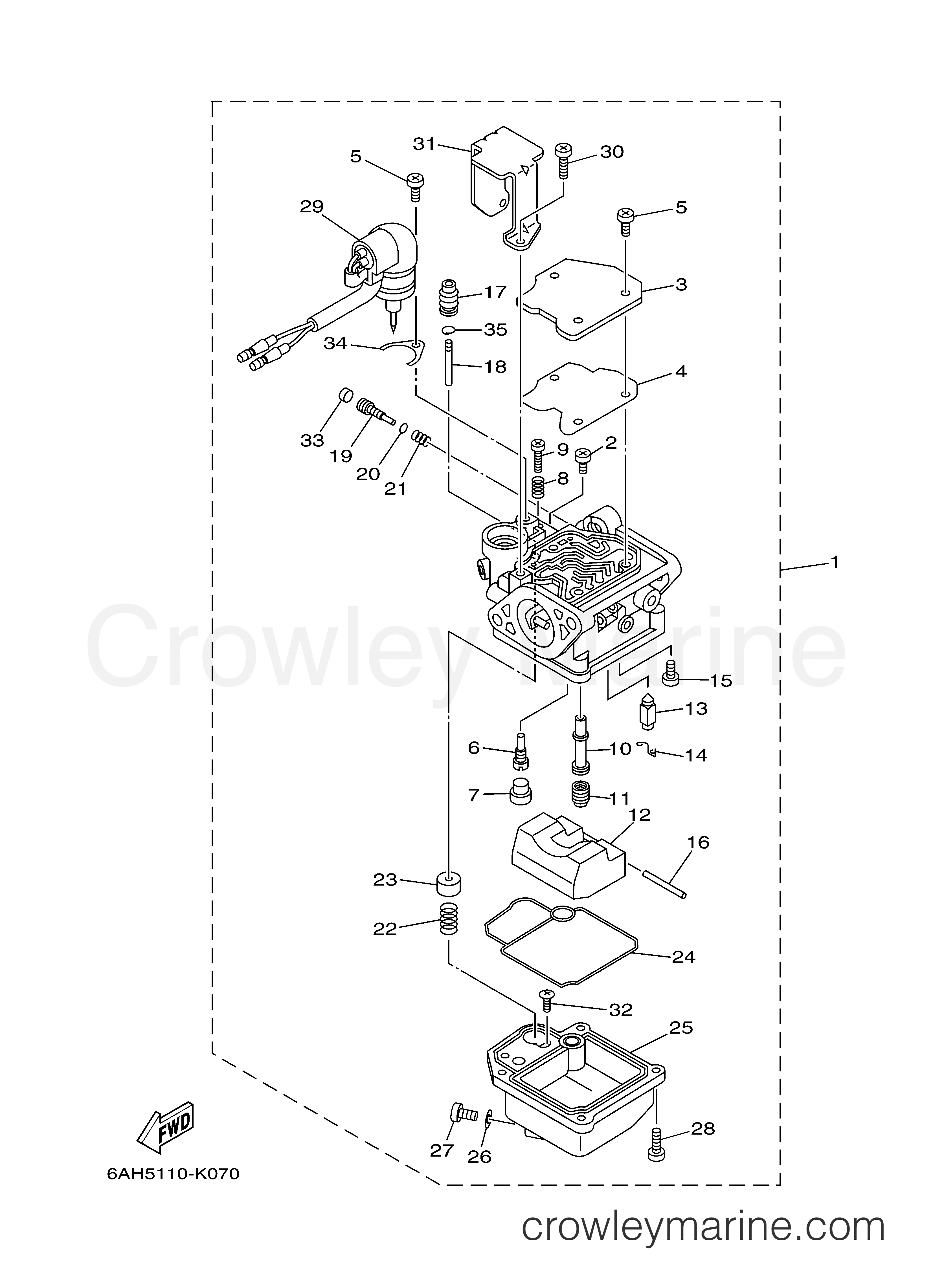 Yamaha Motors F15LPHA - CARBURETOR
