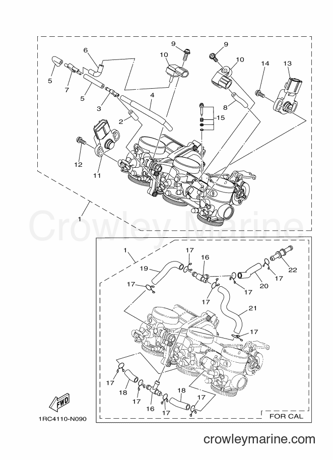 2016 Street Bike MT09TRA - MT09TRA (2SCH) [010] - INTAKE