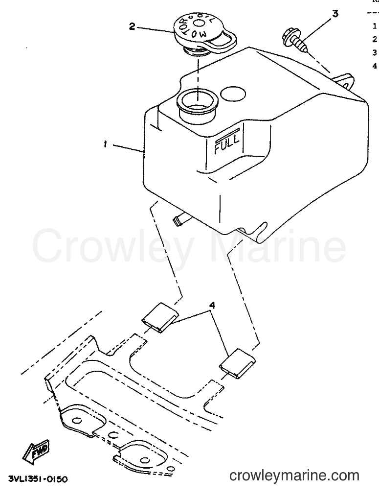 1990 Scooter CW50 - CW50 (3WV1) [999] - OIL COOLER