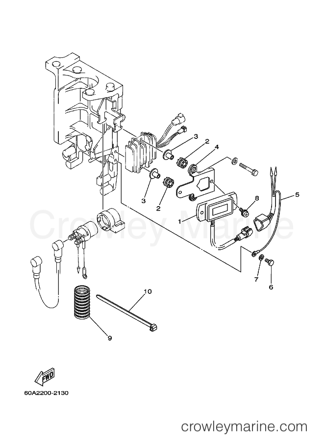 Yamaha Motors F50D (60A7) [040] - ELECTRICAL 3