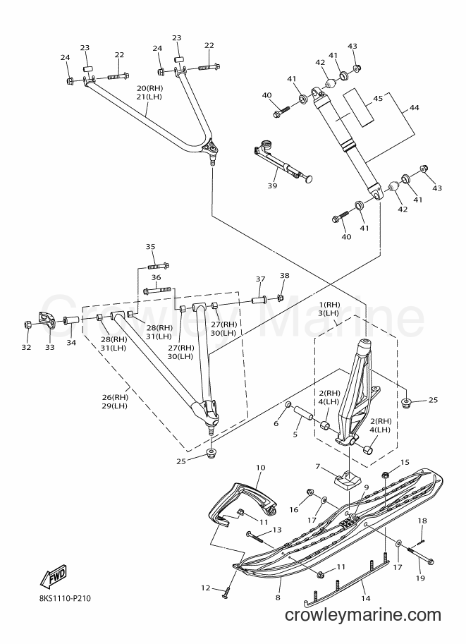 Yamaha Motors SRV10MS (8KS1) [010] - SKI