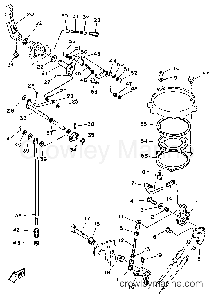Yamaha Motors C25ELHP - CONTROL ENGINE