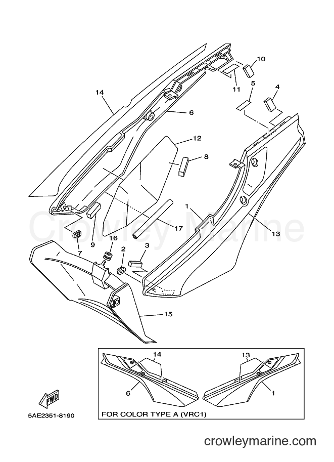 1998 Dirt Bike TDR125 - TDR125 (5AN4) [030] - SIDE COVER