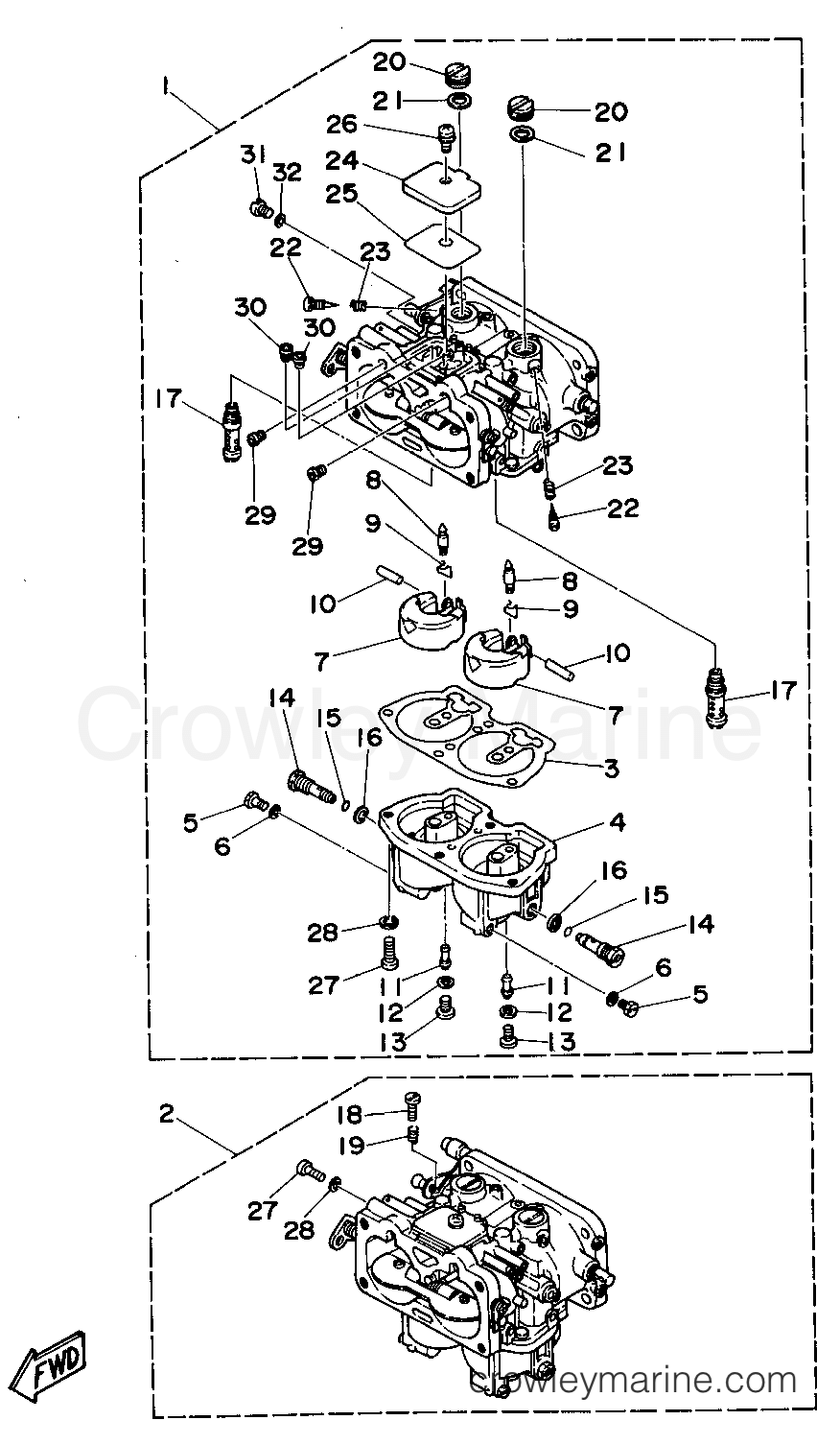 Yamaha Motors C115TXRT - CARBURETOR