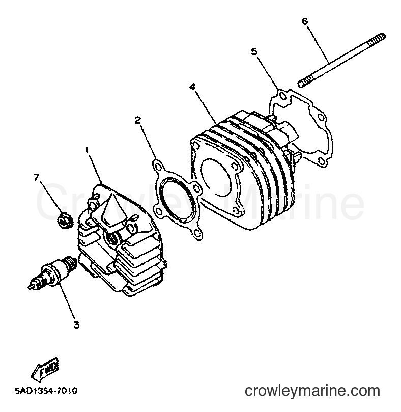 Yamaha Motors YN50M (5MRG) [010] - CYLINDER