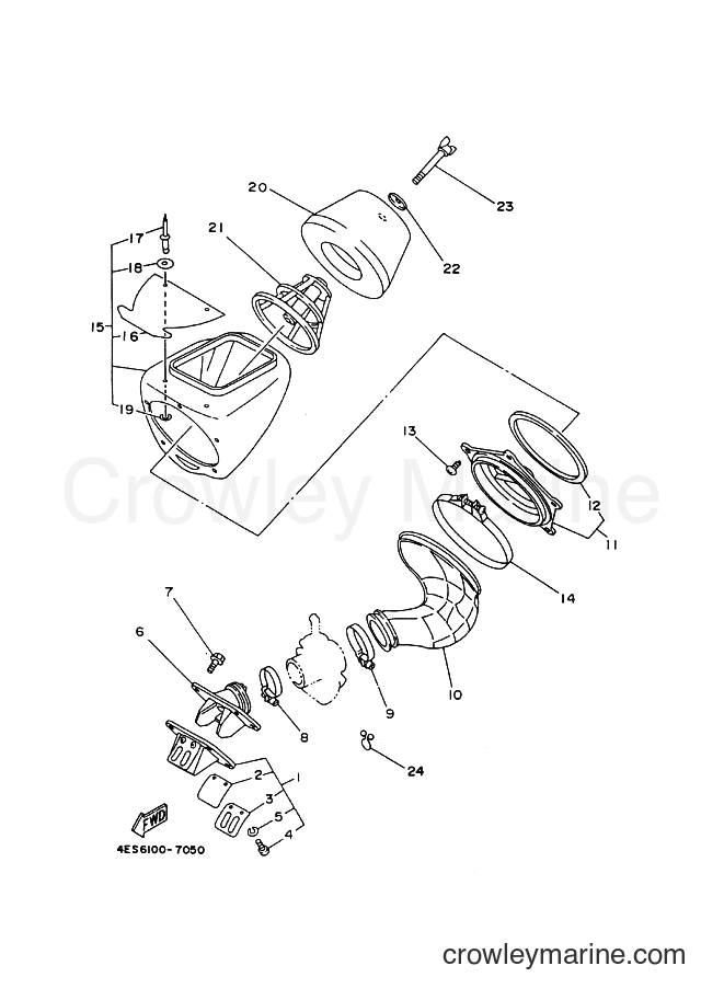 INTAKE - 1998 Dirt Bike YZ80 (YZ80 (4GTC) [010]) - Yamaha Motors