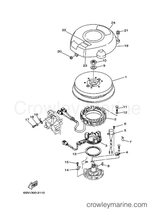Yamaha Motors 200GETOL (64M2) [030] - GENERATOR