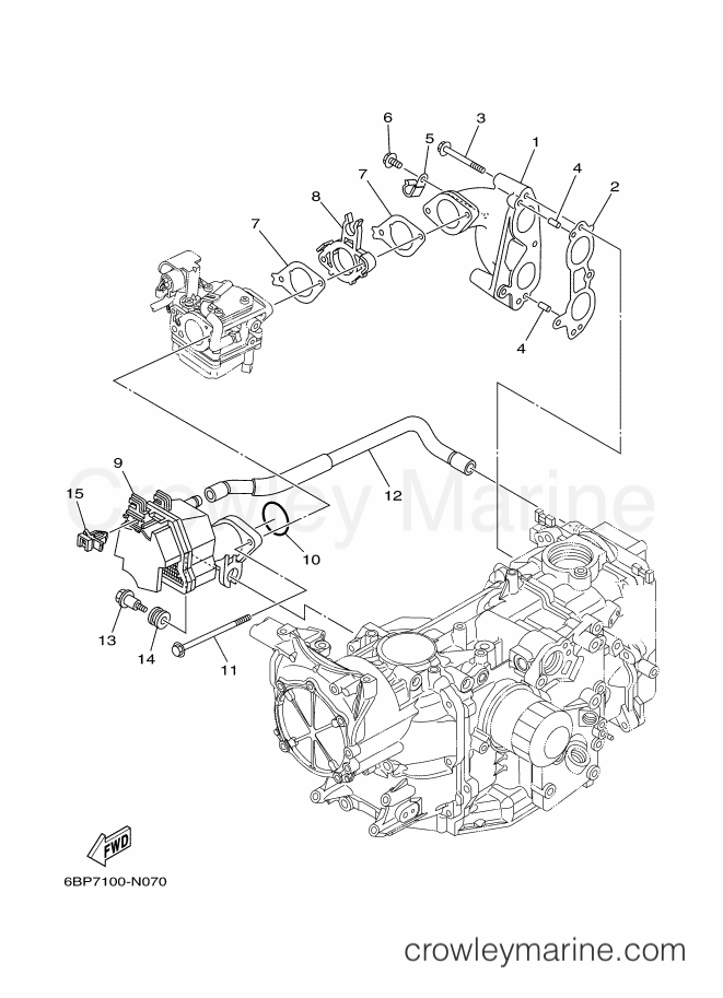 Yamaha Motors FT25FET (6BLA) [040] - INTAKE