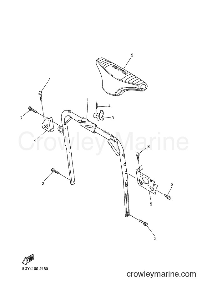 Yamaha Motors VX700DX (8DY4) [030] - STEERING GATE