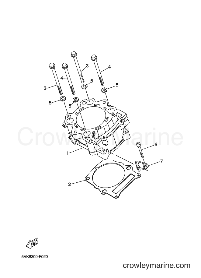 2007 Dirt Bike XT660R - XT660R (3S63) [050] - CYLINDER