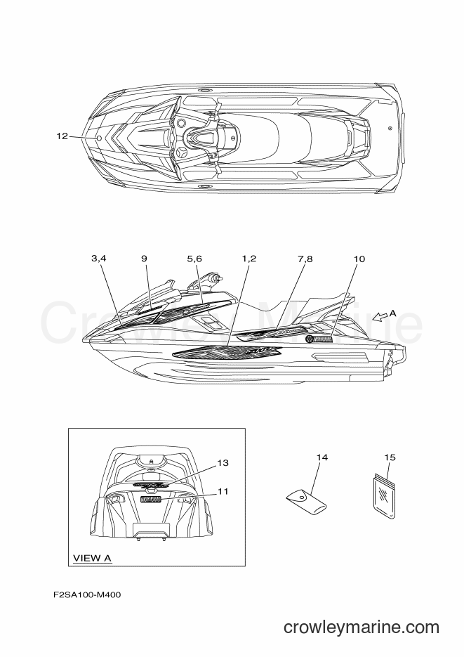 Yamaha Motors FA1800-M (F2SB) [010] - GRAPHICS