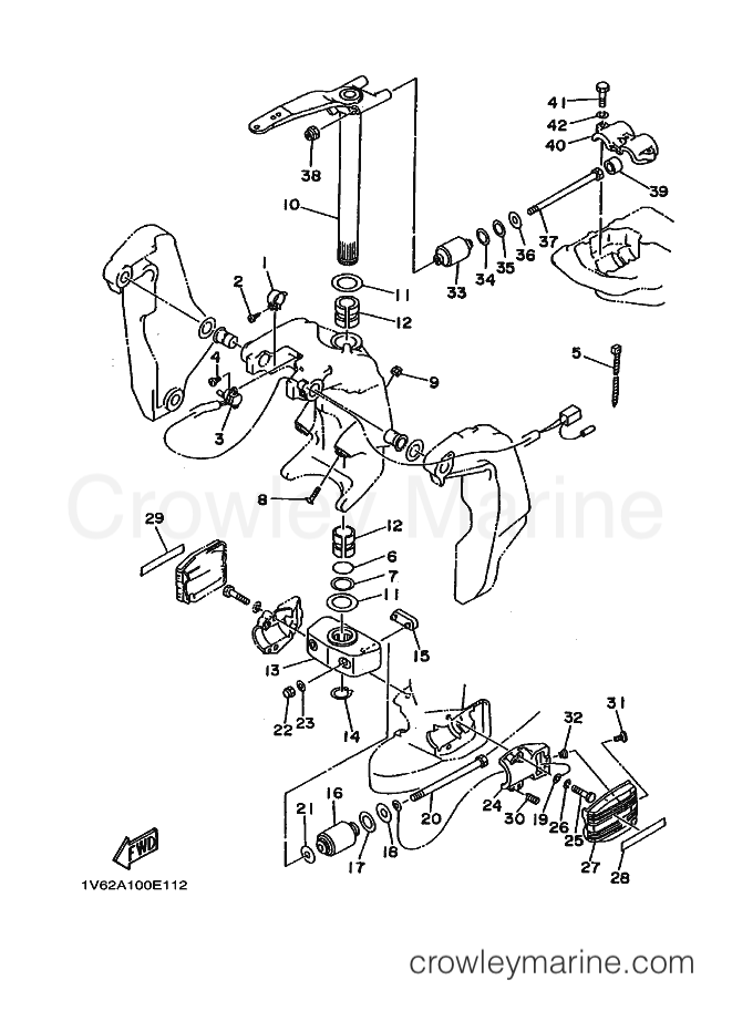 Yamaha Motors P115TRV (62A0) [020] - BRACKET 2