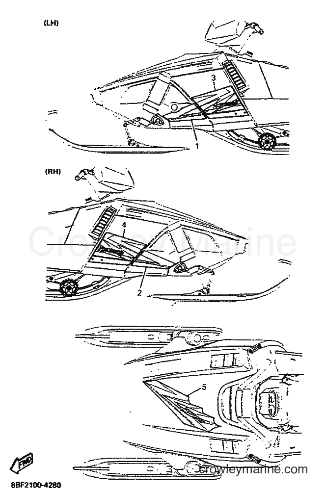 1995 Snowmobile PZ480 - PZ480 (8BF2) [020] - EMBLEM