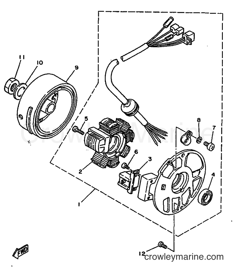 Yamaha Motors YN50 (5BW1) [010] - GENERATOR