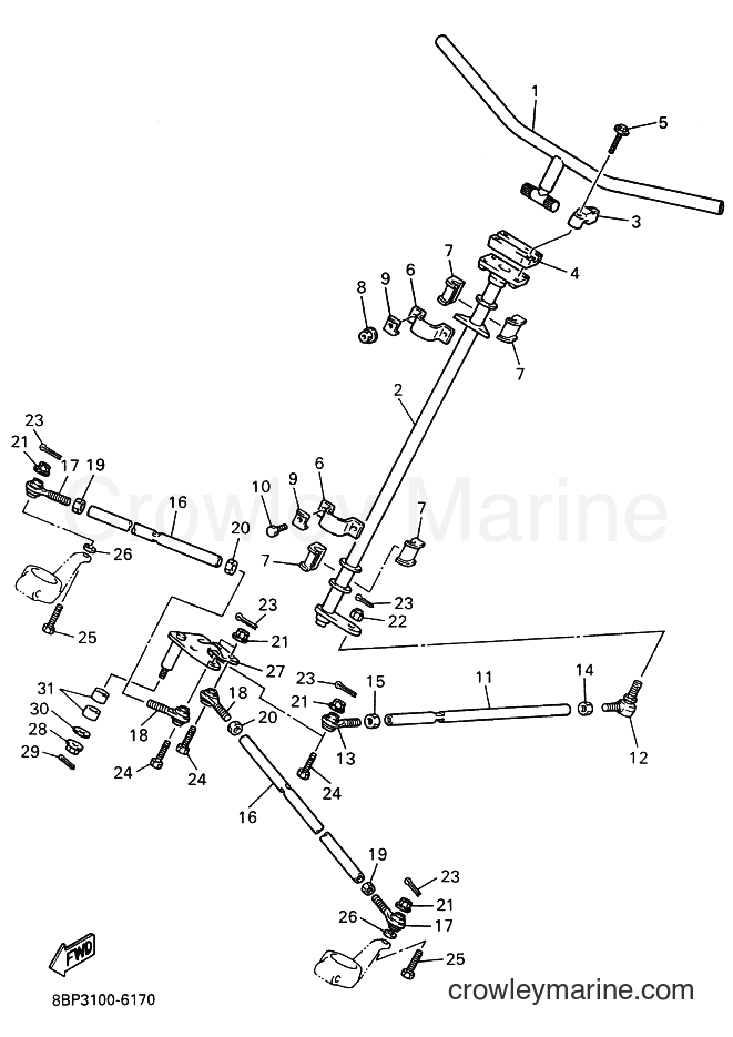 Yamaha Motors VX600XT (8BV2) [999] - STEERING