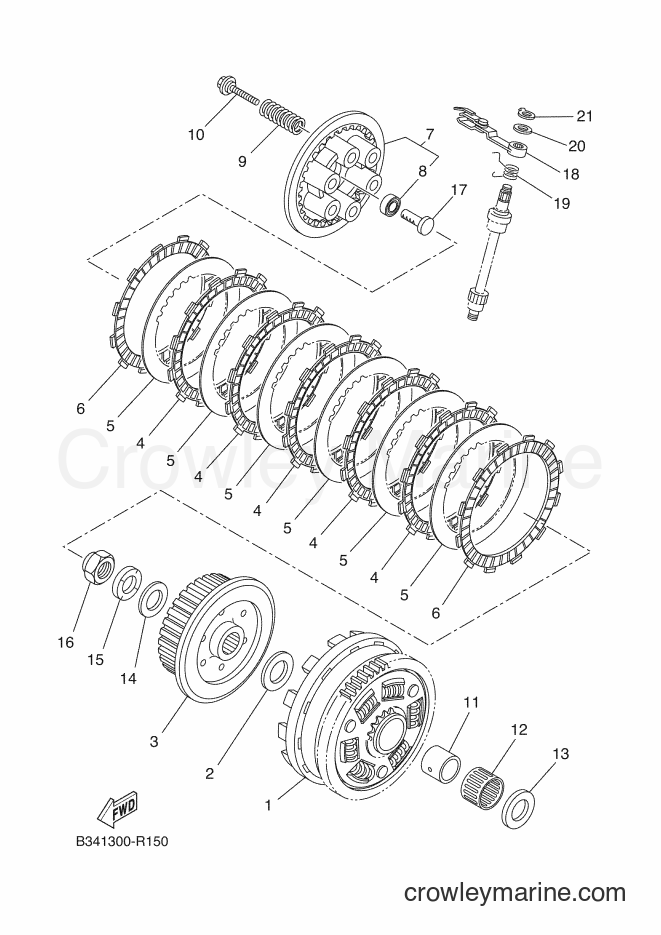2016 Sport Bike XSR700 - XSR700 (B344) [020] - CLUTCH