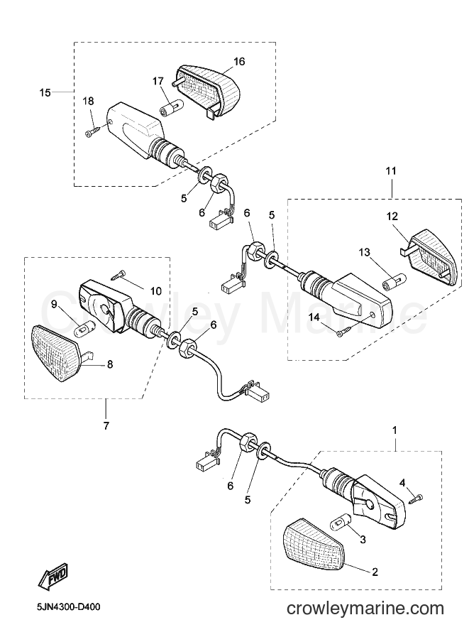 2006 Street Bike BT1100 - BT1100 (5JN5) [010] - FLASHER LIGHT