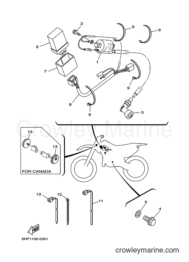 2004 Dirt Bike TT-R125 - TT-R125 (5HPP) [060] - ELECTRICAL 1