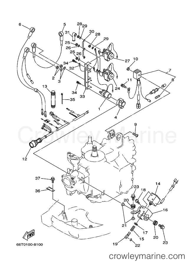 Yamaha Motors (E)40X (66T) [100] - ELECTRICAL 2