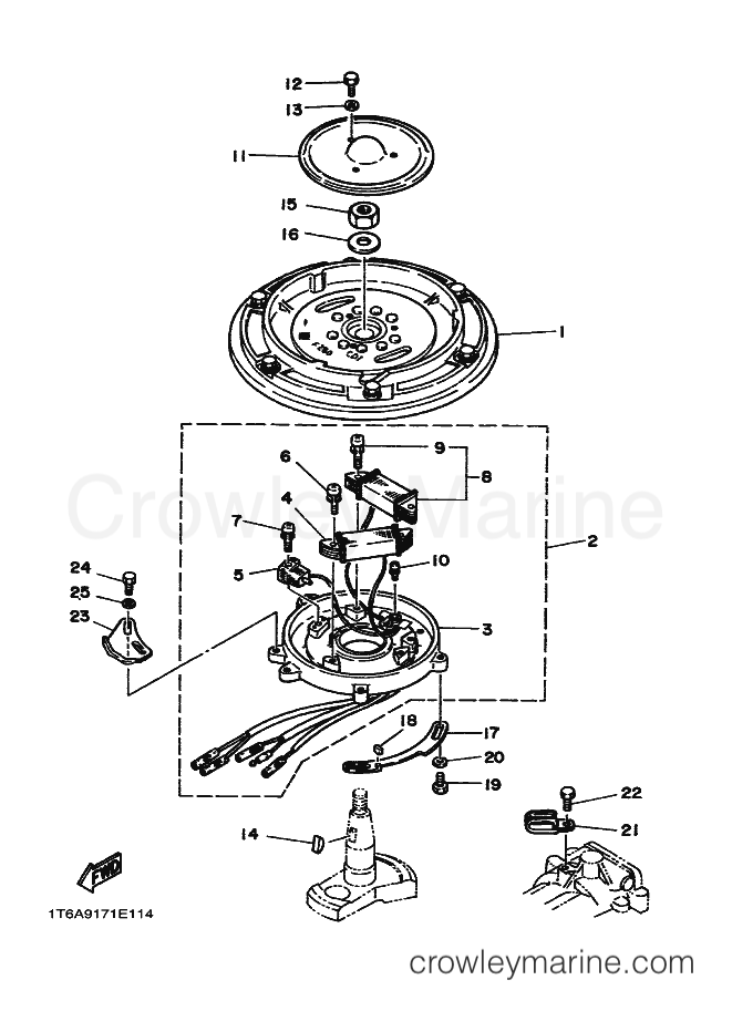 Yamaha Motors 20C (6A90) [010] - GENERATOR