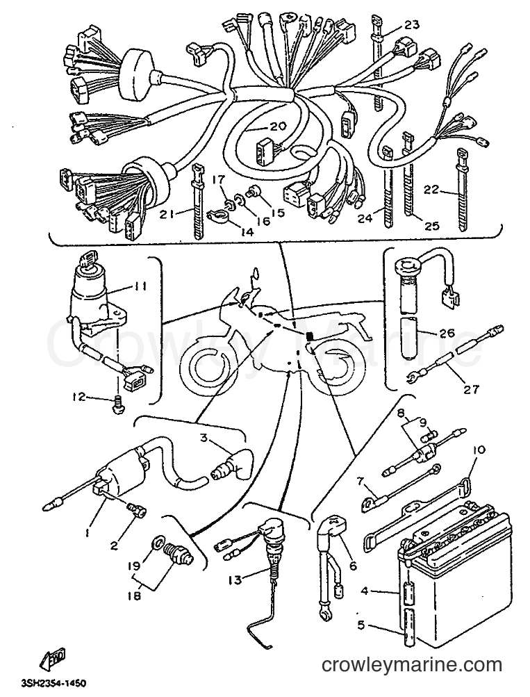 1992 Dirt Bike TDR125 - TDR125 (3XE2) [999] - ELECTRICAL 1