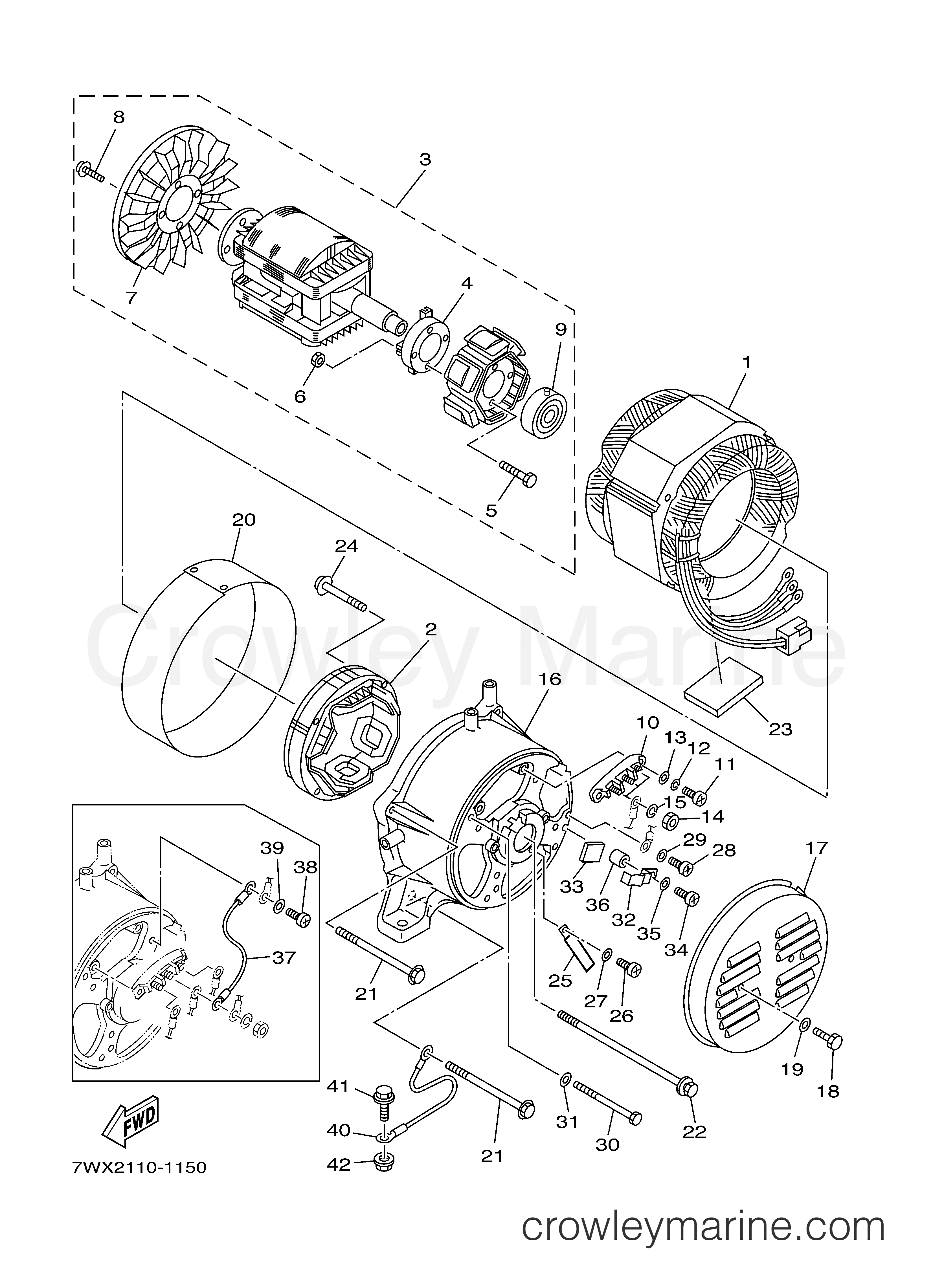 Yamaha Motors EF4600A - GENERATOR 2