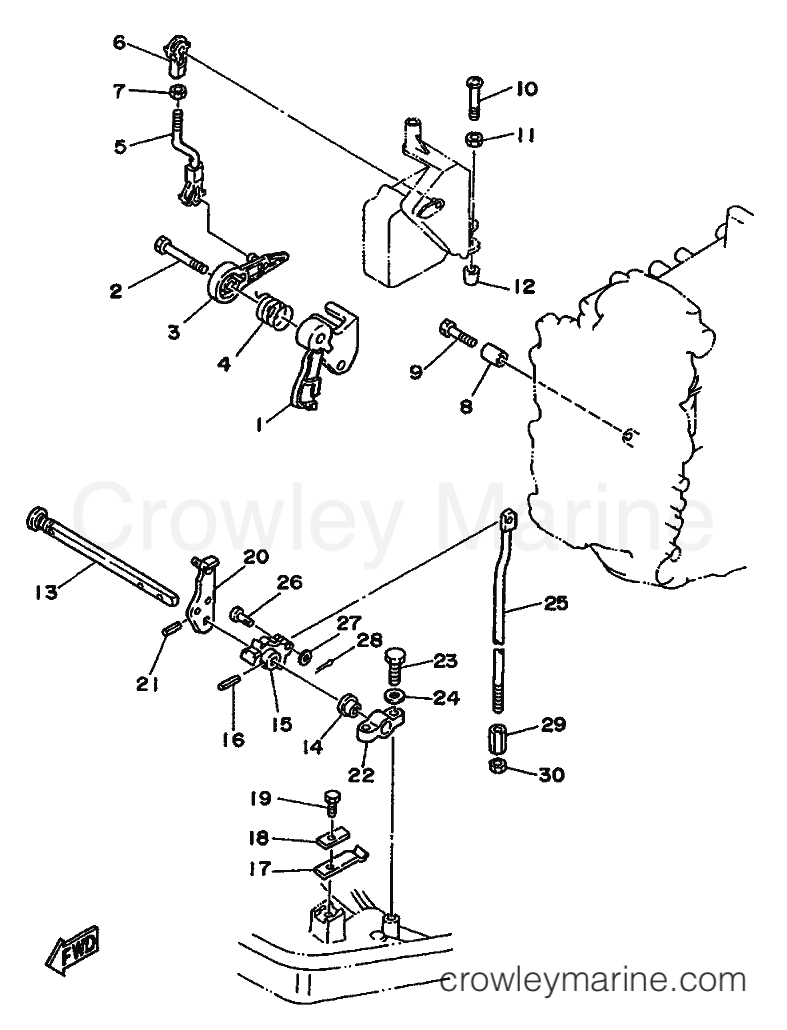 Yamaha Motors 50D (6H5) [999] - CONTROL
