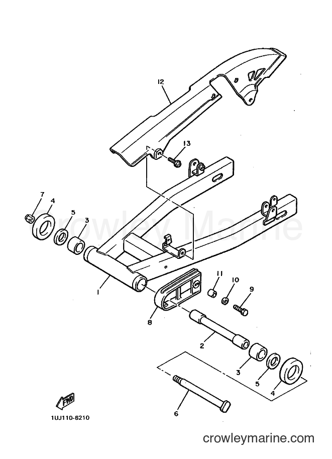 Yamaha Motors YX600 (3LT7) [010] - REAR ARM