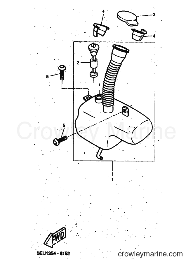 2001 Scooter YH50 - YH50 (5PF2) [010] - OIL TANK