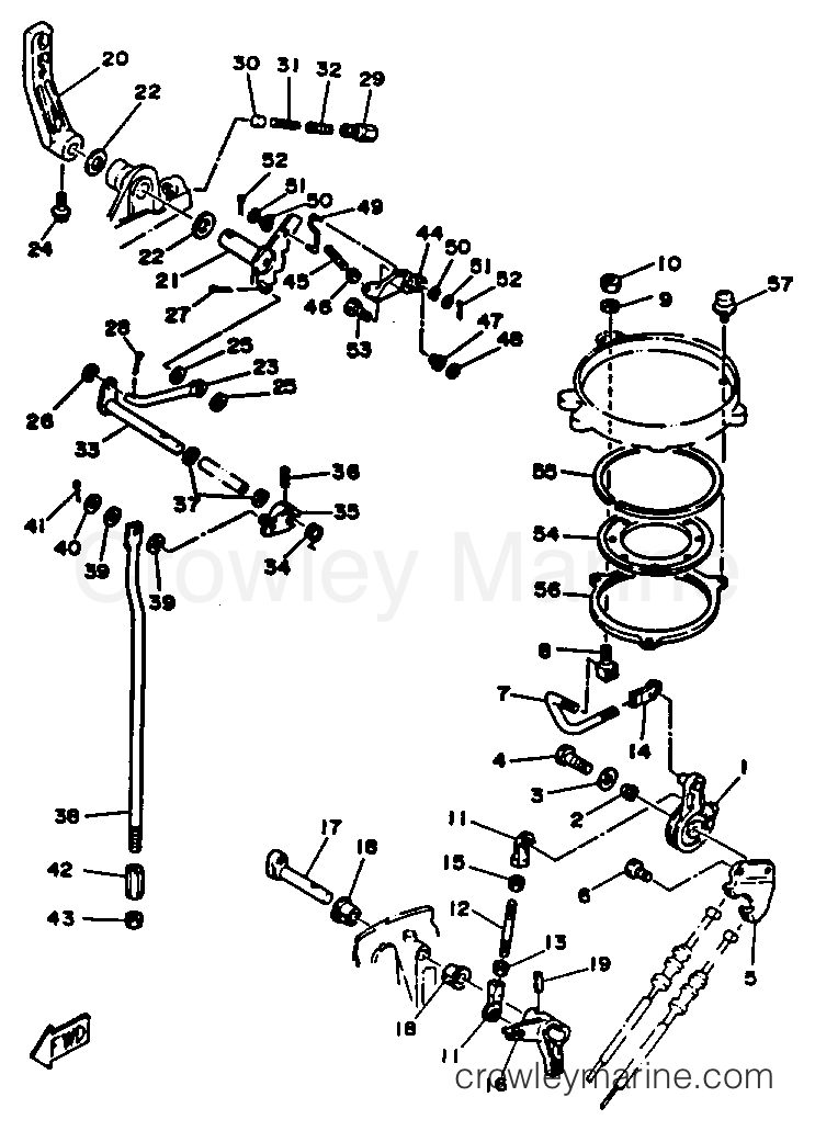 Yamaha Motors C25ELHR - CONTROL ENGINE
