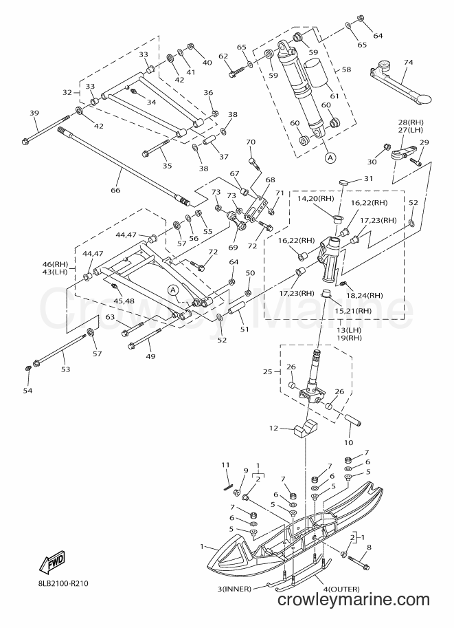 Yamaha Motors RX10STL (8LB2) [010] - SKI