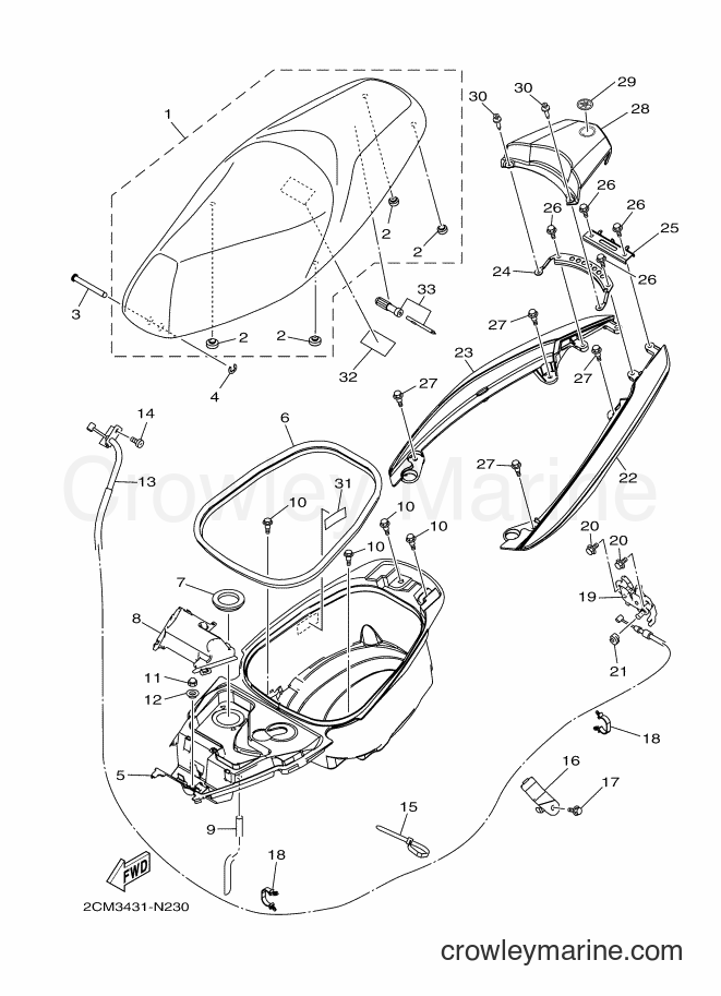 2015 Maxi-Scooter MW125A - MW125A (2CM4) [010] - SEAT