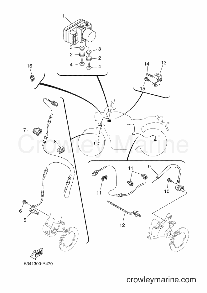 2016 Sport Bike XSR700 - XSR700 (B341) [070] - ELECTRICAL 3