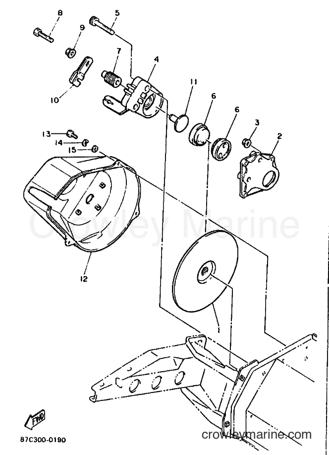1991 Snowmobile SV125 - SV125 (87C2) [010] - BRAKE