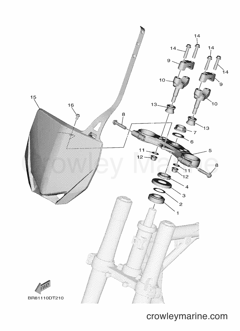 2018 Dirt Bike YZ65 - YZ65 (BR82) [010] - STEERING