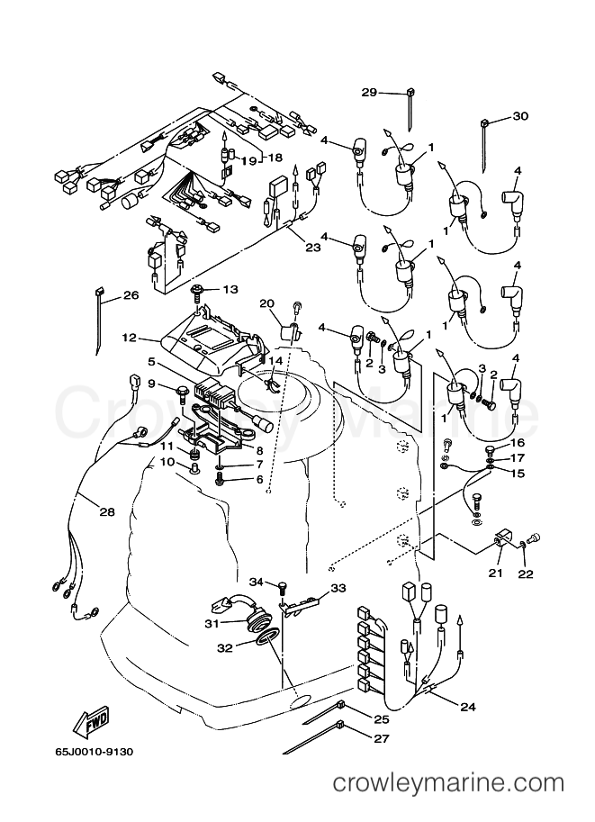 Yamaha Motors SX250TXR (65L) [050] - ELECTRICAL 2