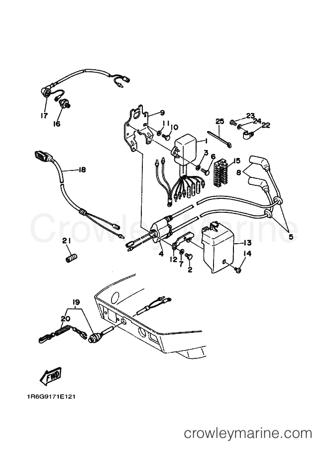Yamaha Motors F9.9B (6G9) [030] - ELECTRICAL